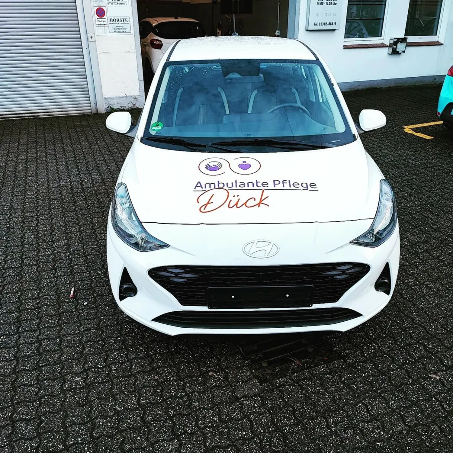 Werbebeschriftung 