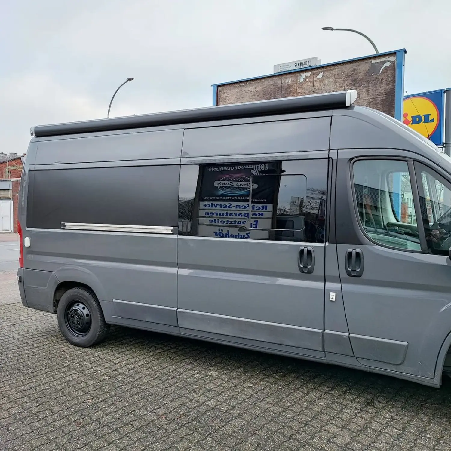 Werbebeschriftung 